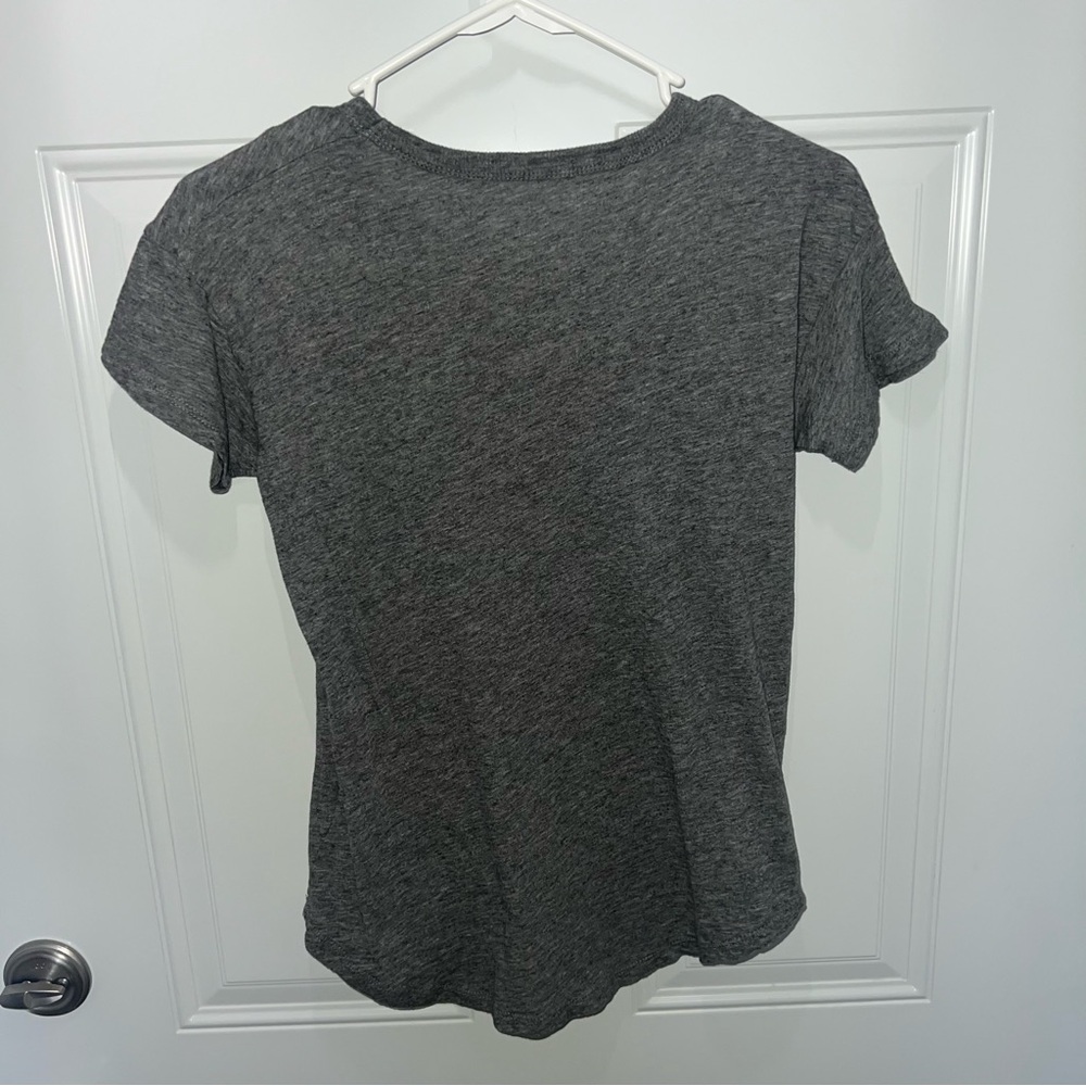 MADEWELL Women's Gray Whisper Cotton Rib-Crewneck Tee XXS - Picture 10 of 11